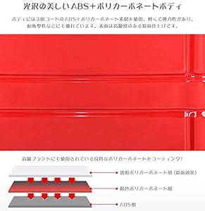 Amazon | [NAKURU] [2141-L,M] スーツケーストランクケース 大型